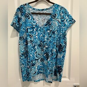 Lilly Pulitzer V Neck Shirt New